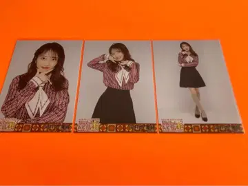 무카이 미네 AKB48 랜덤 브로마이드 쇼와풍 의상 ver 3종 컴프
