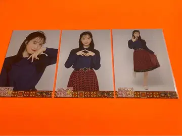 오구리 유이 AKB48 랜덤 브로마이드 쇼와풍 의상 ver 3종 컴프