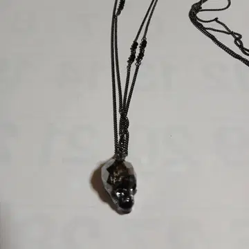 AGATHA 아가타 크리스탈 스컬 모티브 목걸이