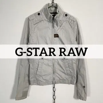 00s G-STAR tech 이소재 지퍼 블루종 가죽 Y2K 그런지