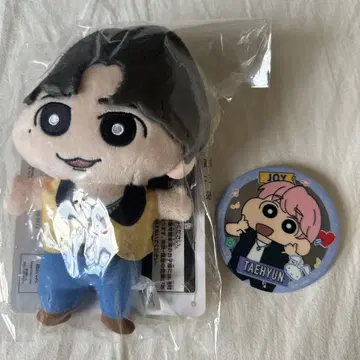 TXT 크레용 신짱 제일복권 영준 봉제 인형 태현 캔뱃지