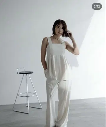 히가시하라 아키 FORME 센터 핀턱 팬츠 사이즈 0