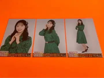 야마우치 미즈키 AKB48 랜덤 브로마이드 쇼와풍 의상 ver 3종 컴프