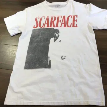 SCARFACE 티셔츠 S 사이즈 화이트