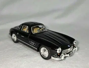 1954 메르세데스 벤츠 300SL 블랙 킨스마트 풀백 카