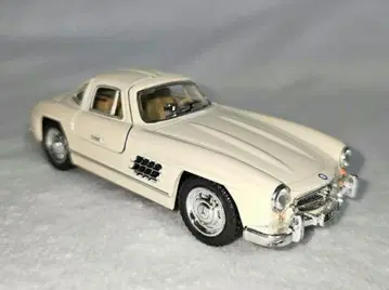 1954 메르세데스 벤츠 300SL 화이트 킨스마트 풀백 카