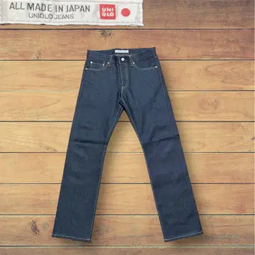 레어 유니클로 All Made in Japan 셀비치 청바지