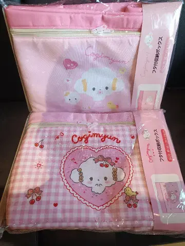 아베일 산리오 캐릭터즈 코기뭄 뚜껑이 있는 수납 박스 2개