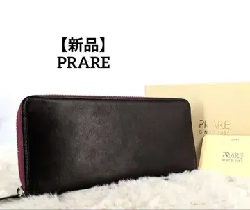 새상품 PRARE 프렐리 가죽 라운드 지퍼 장지갑 지갑