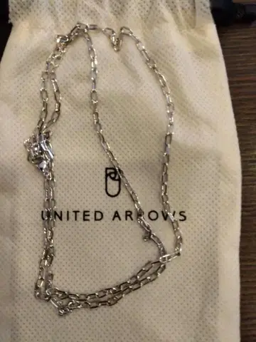 UNITED ARROWS 실버 체인 목걸이