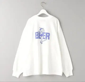 아메리카나 Americana BEER 로고 롱 T 컷 티셔츠