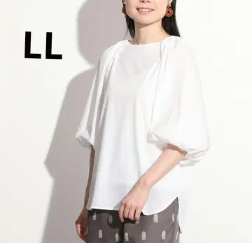 스트레치 볼륨 슬리브 풀오버 L~LL