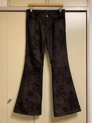 TORNADO MART 00s 꽃무늬 벨보텀 팬츠 floral 올 패턴
