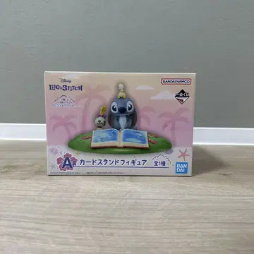 반다이 리로와 스티치 카드 스탠드 피규어