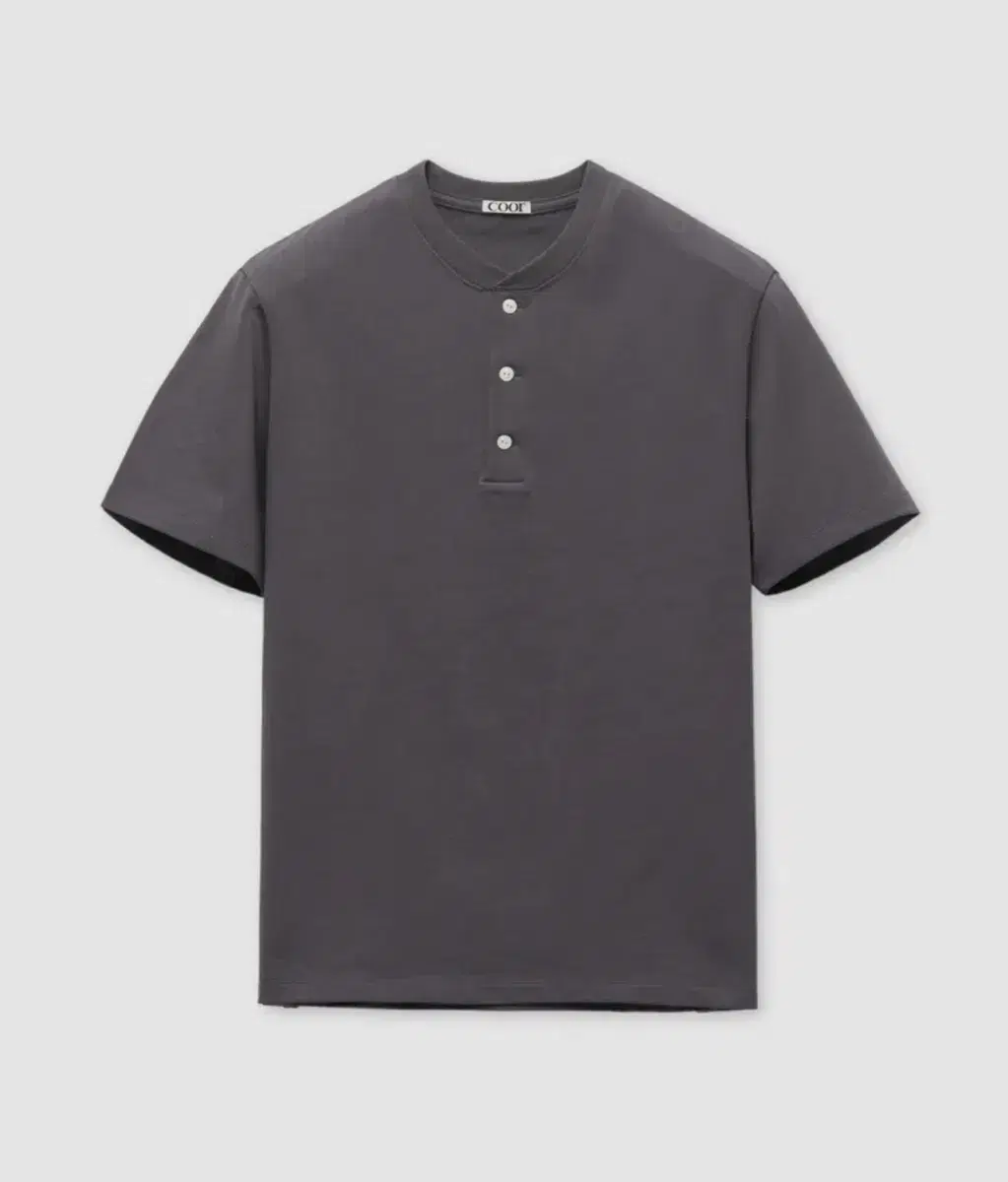 Coor Henry Neck Dark Gray L