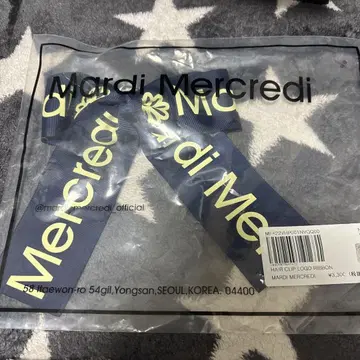 마르디메크르디 한국 리본 머리핀 모자 캡 티셔츠