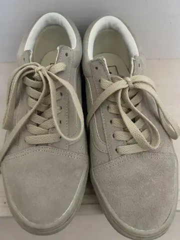 Vans 베이지 스웨이드 스니커즈 통굽