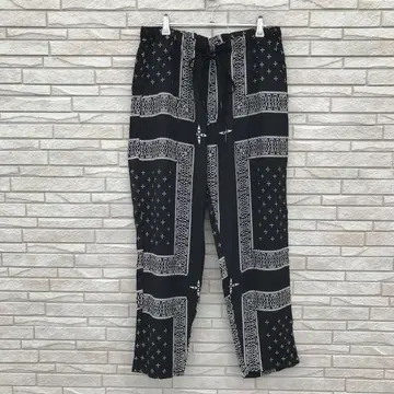 러프 앤 래그 팬츠 1 블랙 레이온 100