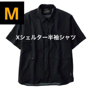 엑스 쉘터 더위 반팔 셔츠 M 블랙 워크맨