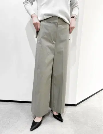 새상품 띠어리 럭스 와이드 팬츠 38