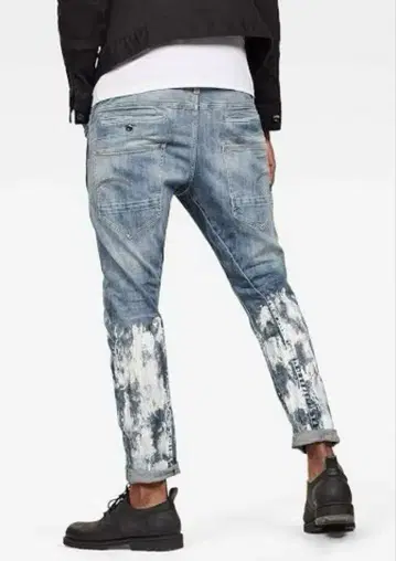 G-STAR RAW D-STAQ 3D SKINNY 페인트 스키니 데님