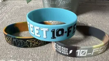 10-FEET 러버 밴드 3개 세트