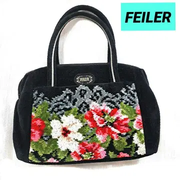 FEILER 꽃무늬 토트백 패브릭 소재