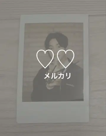 TNX 현수 친필 사인 미공개 폴라로이드 폴라로이드