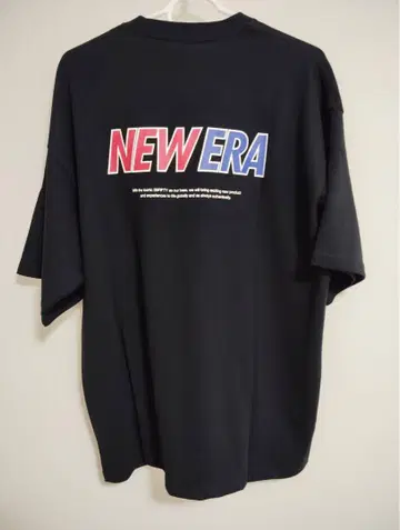 새상품 NEWERA (뉴 에라) 남성용 오버 사이즈 퍼포먼스 반팔 티셔츠