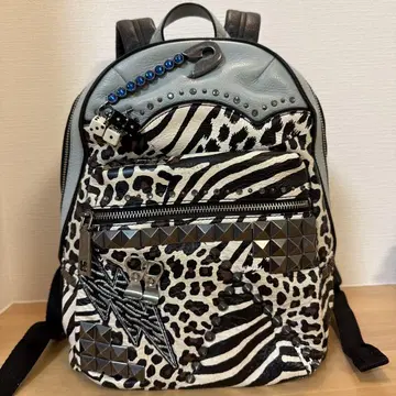 마크제이콥스 MARC JACOBS 가죽 백팩 애니멀 무늬