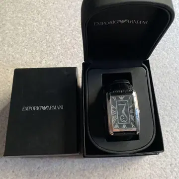 Emporio Armani 쿼츠 시계 실버