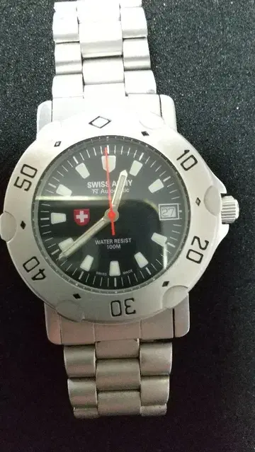 SWISS ARMY 손목시계 100m 방수
