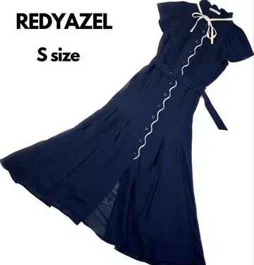 REDYAZEL 셔츠 원피스 플레어 스커트 메이비