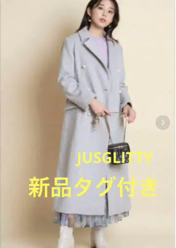택 포함 새상품 알파지 JUSGLITTY 자스그리티 코트 아우터