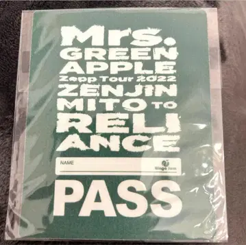 Mrs. GREEN APPLE 오리지널 패스풍 스티커 FC 복권 젠진