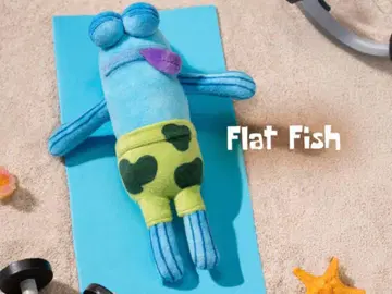 popmart 팝마트 스펀지밥 flat fish