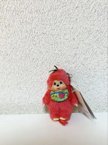 몬치치 신슈 한정판 사과 몬치치 스트랩 키링