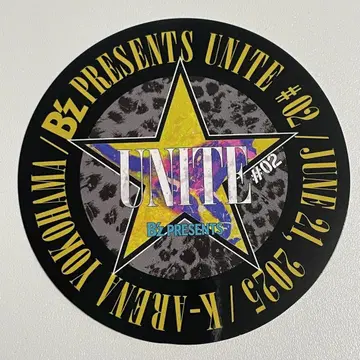 B'z UNITE 2 6/21 회장 한정판 굿즈 구매 혜택 스티커