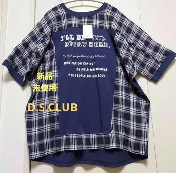 미사용 새상품 택 포함 D.S.CLUB 이소재 절개 티셔츠