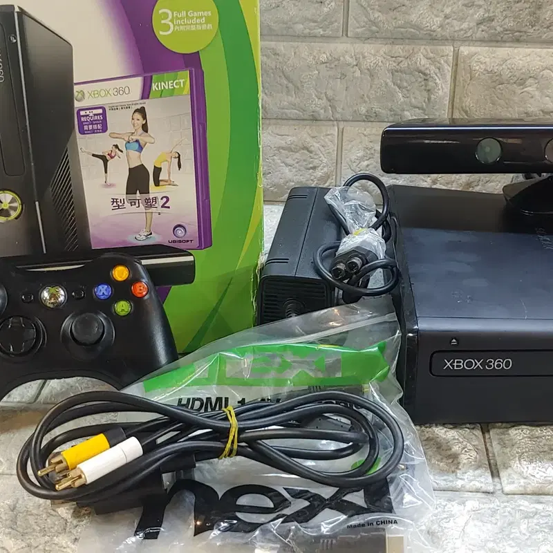 xbox360s 한국정발 1인셋 250기가 키넥트 포함