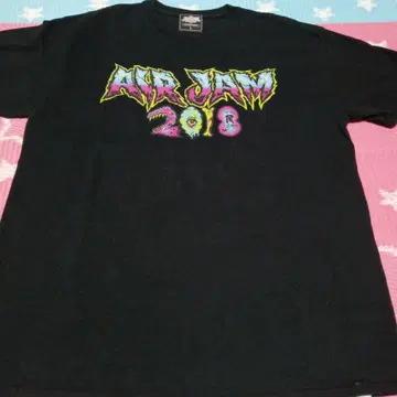 AIR JAM 2018 티셔츠 L 사이즈 블랙