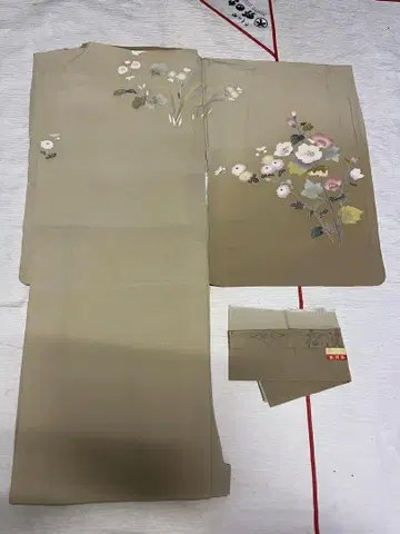c6168 크레이프 원단 호몬기 기모노 새상품급