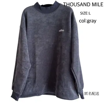 THOUSAND MILE 플리스 맨투맨 풀오버