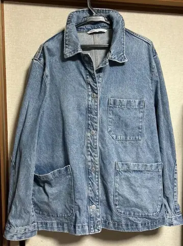 자라 라이트 블루 데님 자켓