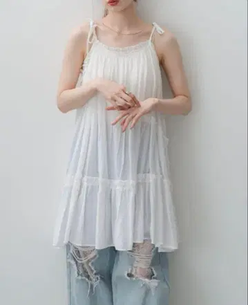Kastane 인도 면 티어드 튜닉
