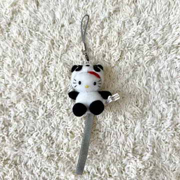 산리오 헬로키티 마스코트 봉제 인형 키링 팬더 레어