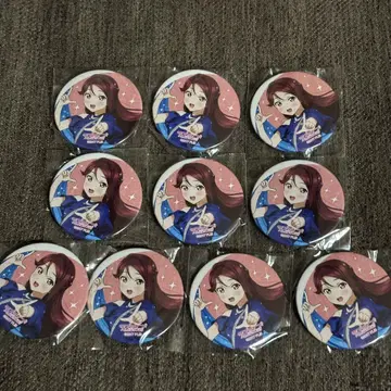 러브 라이브 선샤인 Aqours 가챠 캔뱃지 10개 벚꽃 내 리코