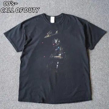 00s callofduty 티셔츠 블랙 게임 티셔츠 올드 구제 의류