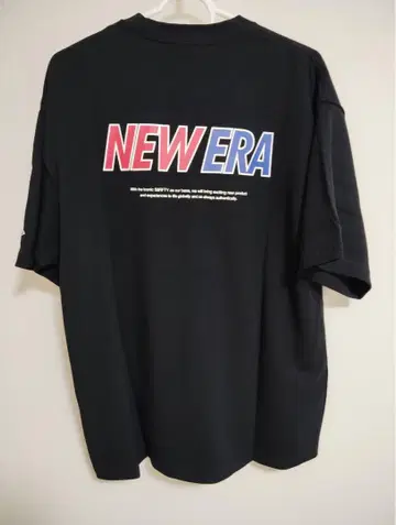 새상품 NEWERA (뉴 에라) 남성용 오버 사이즈 퍼포먼스 반팔 티셔츠