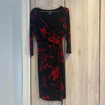 LAUREN RALPH LAUREN 플라워 프린트 드레스 사이즈 4